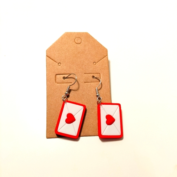 Valentine's Love Letter Earrings - Picture 1 of 1